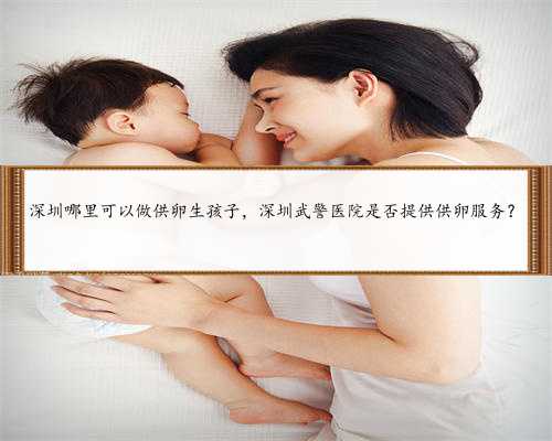 深圳哪里可以做供卵生孩子，深圳武警医院是否提供供卵服务？